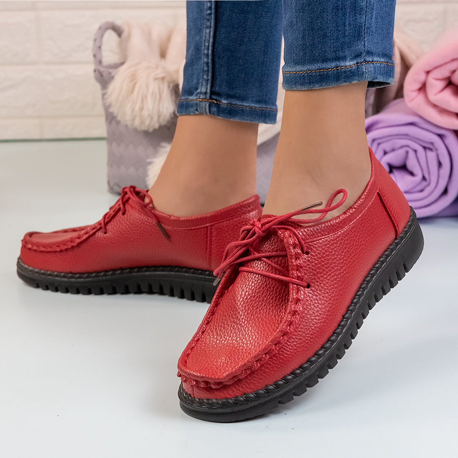 Mocasini dama Vicky - Red