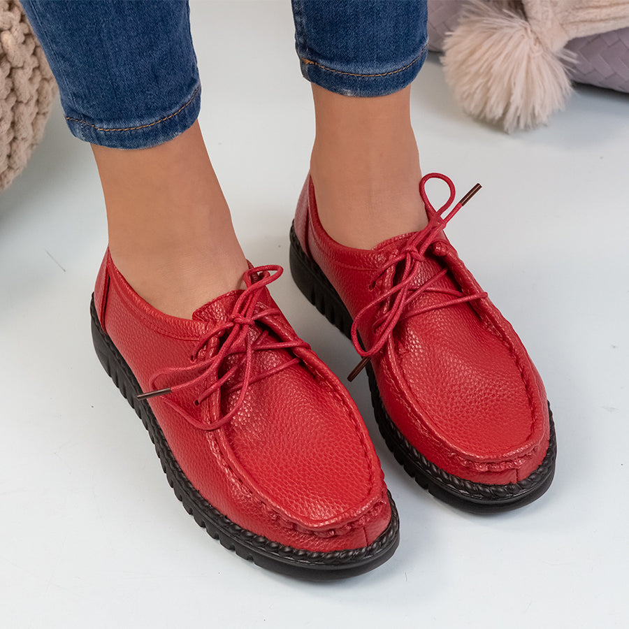 Mocasini dama Vicky - Red