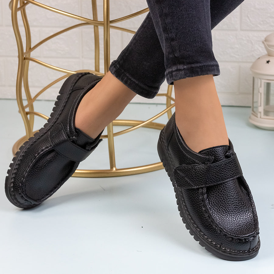 Mocasini dama Stefany - Black