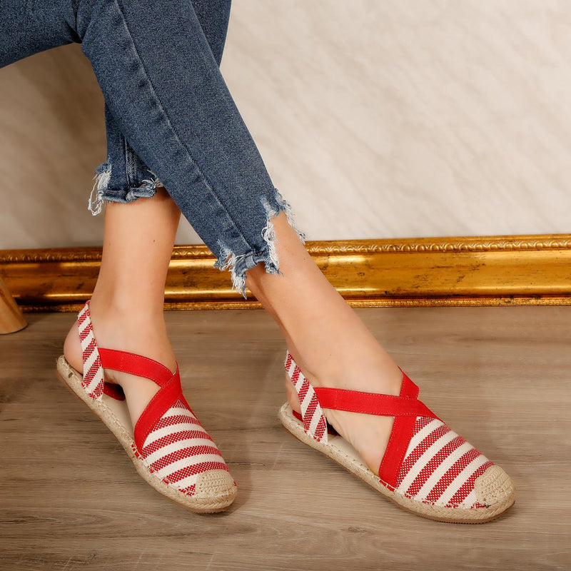 Espadrile dama Maddie - Red